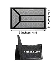 2 PCS AliPlus Kuwait Flag Patches IR Infrared