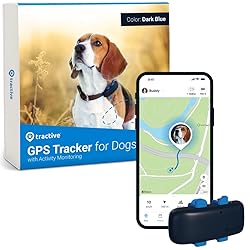 Tractive GPS Pet Tracker for Dogs - Waterproof, GPS