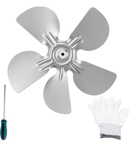 6-1/2" Plastic Fan Blade – 3/16" Bore, CW Rotation, Propeller