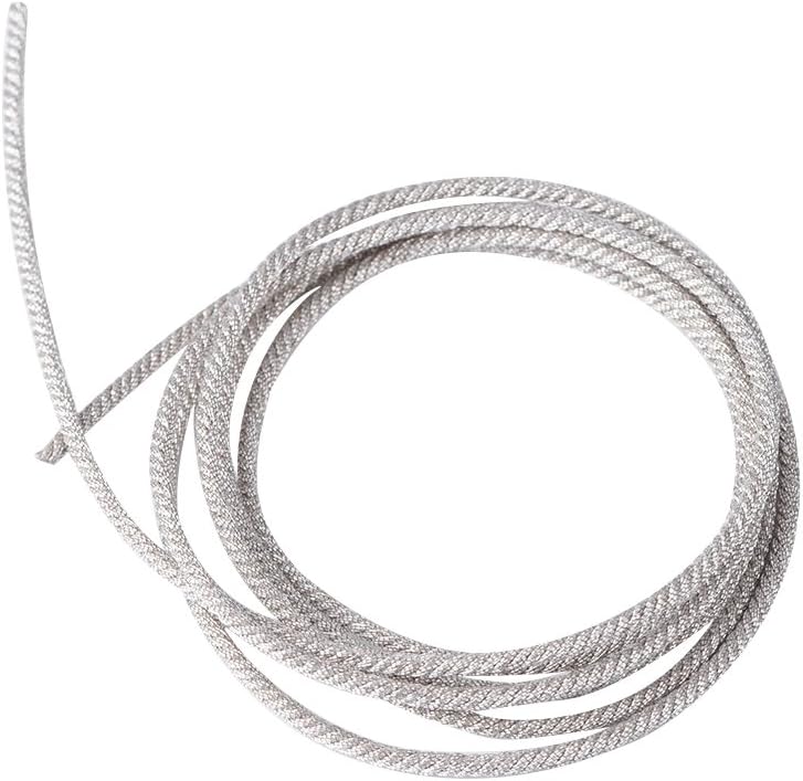 143 Speaker Lead Wire 32 Strands High Temperature Resistant Twisted Silver Wire Speaker Lead Wire Repair for 18 Inch or up to 18 Inch Professional Speakers and Strong Subwoofer Speakers.(1M)