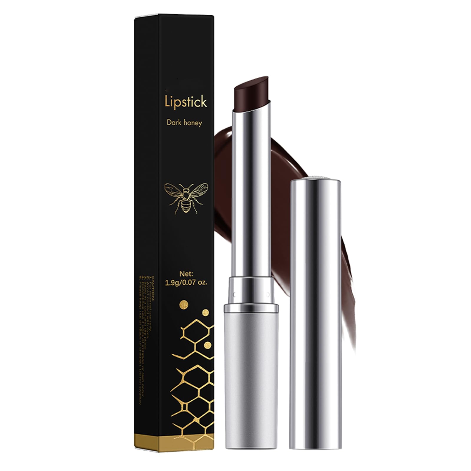 Honey Lipstick, Moisture Shine Hydrating Lipstick & Tinted Lip Balm For Dry Lips, Smooth Texture, Lip Plumping Enhance Natural Color Lip Care Makeup