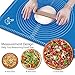 Silicone Baking Mat Extra Large Non-stick Baking Mat With High Edge, Food Grade Silicone Dough Rolling Mat For Making Cookies, Macarons, Multipurpose Mat, Countertop Mat, Placemat (16