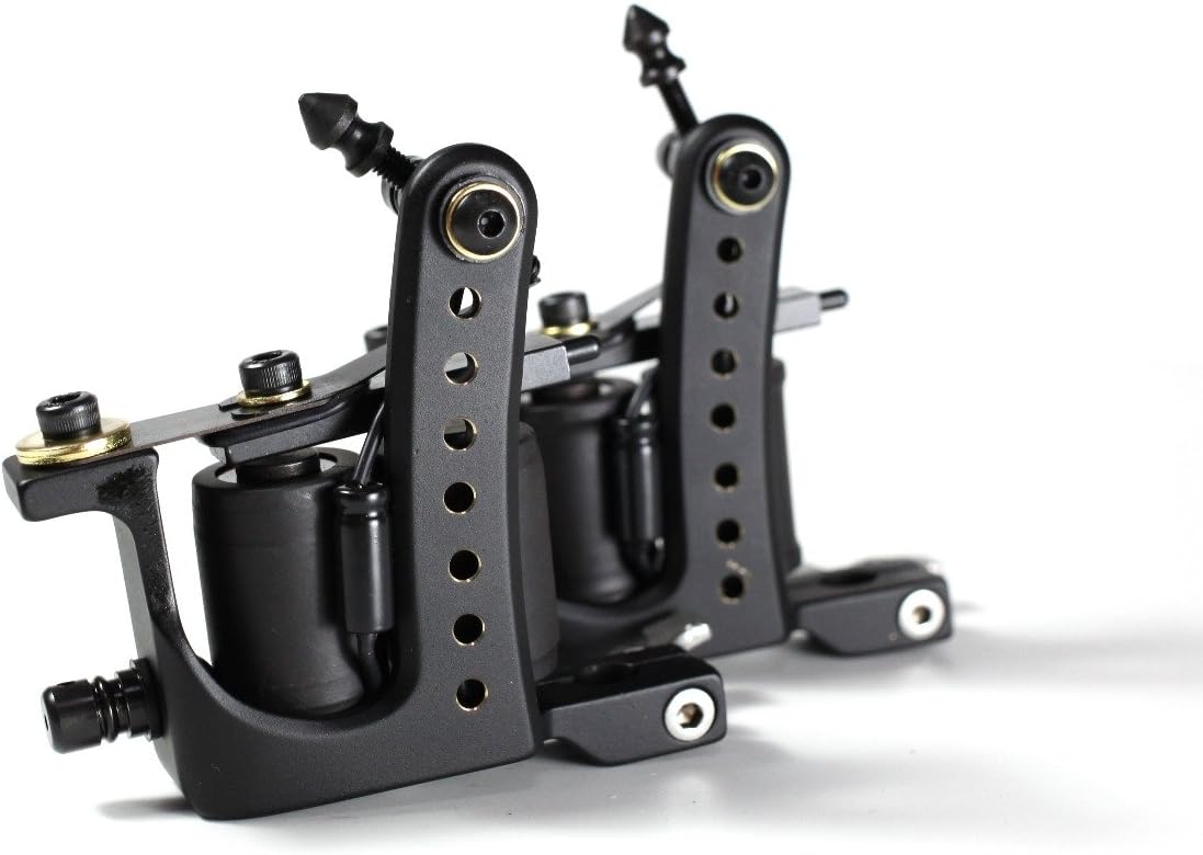 Tattoo Machine India Gizmo Handmade U Frame Matte Black Coil Liner and Shader Tattoo Machine