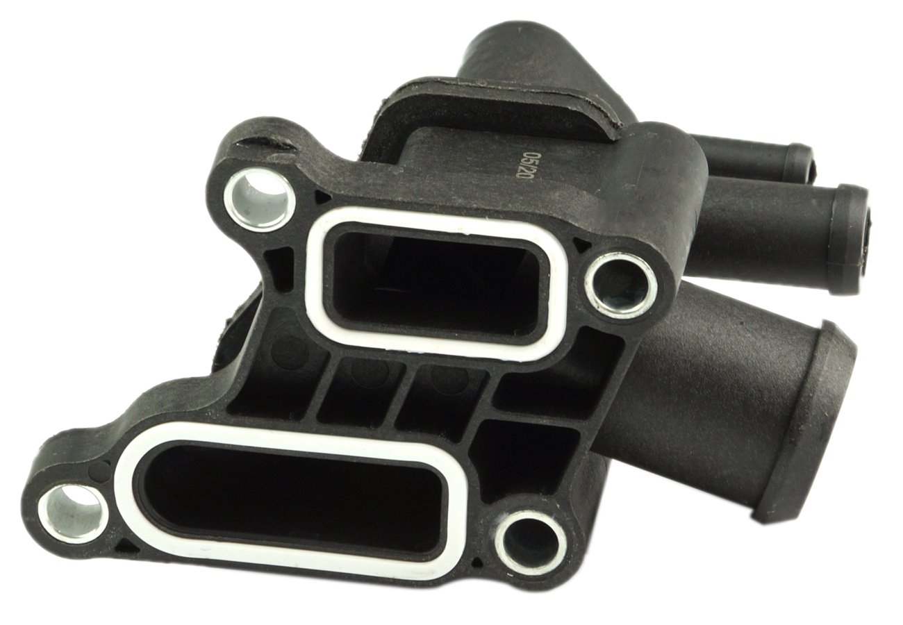 TOPAZ 4792630AA Coolant Thermostat Housing Water Outlet W Air Bleeder for 2.7L Chrysler Sebring Dodge Stratus 2001-2006