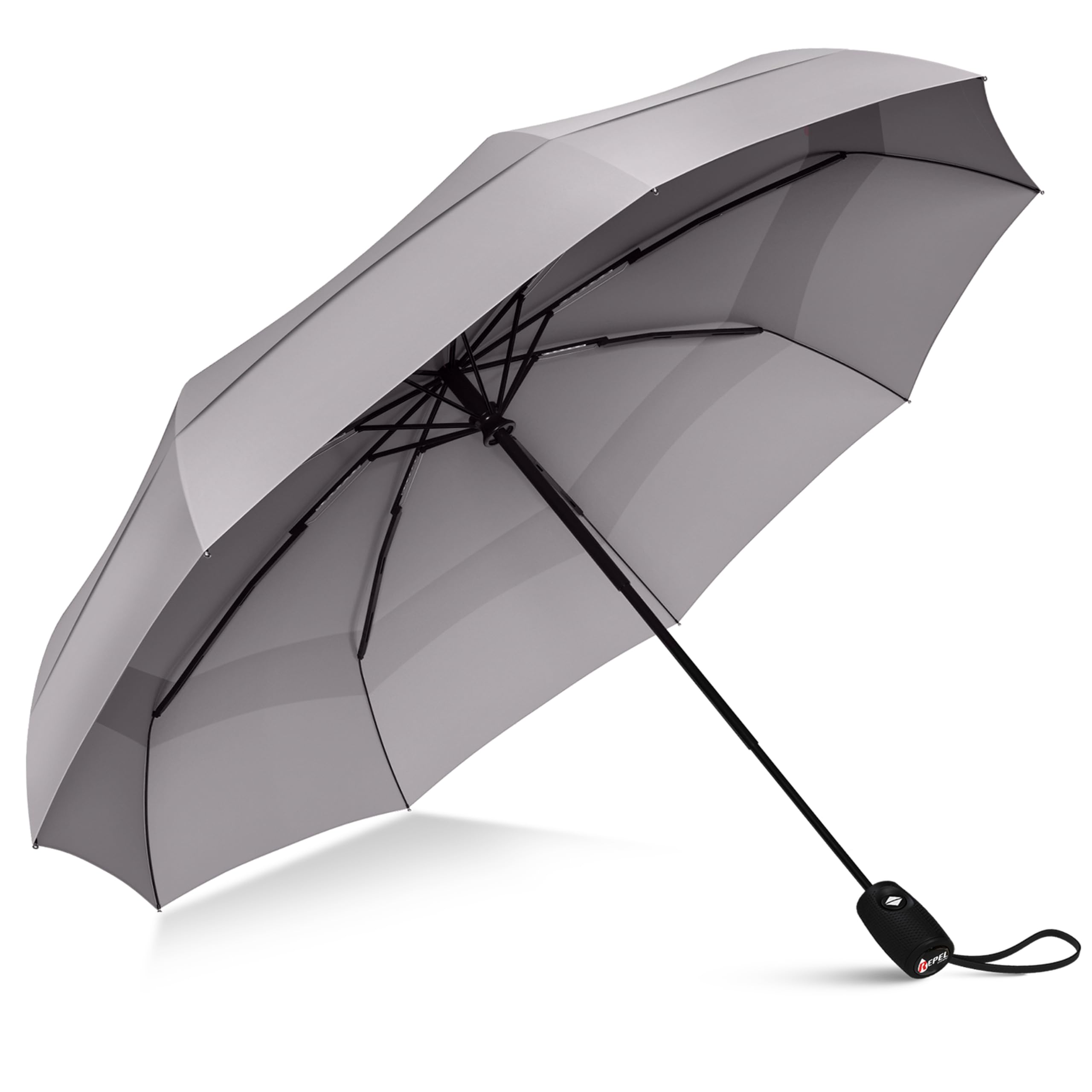 Repel Umbrella Windproof Travel Umbrellas for Rain - Easy Auto Open Close, Durable & Compact, Strong Fiberglass Frame, Waterproof Canopy - Backpack, Purse, Portable UV Umbrella โ image 1