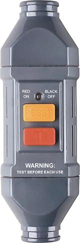 Masterplug Non-Latching Safety RCD Inline Protection 3120W 240V AC IP65 Wired view 2