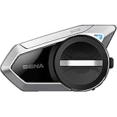 Sena 50S Motorcycle Jog Dial Communication Bluetooth Headset w/Sound by Harman Kardon Integrated Mesh Intercom System Premium