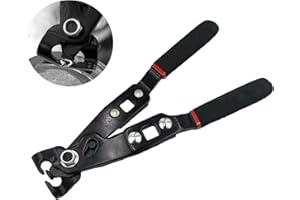 ENRUIEER 30800 CV Boot Clamp Pliers, 9 in Ear Type Joint Boot Tool, Universal Axle Clamp for Auto ATV Crimp or Remove, Used With Torque Wrench