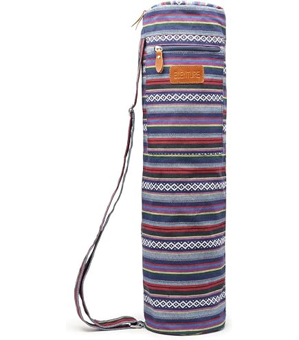 AROME Sac De Transport Pour Tapis De Yoga Imperméable - Homme & Femme, Fermeture Éclair Complète & 2 Poches Multifonctions