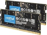 Crucial 64GB Kit 2x32GB DDR5 5200MHz Laptop Memory SODIMM Non-ECC CT2K32G52C42S5