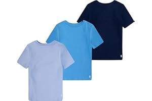 POLO RALPH LAUREN Boys' Multi-Pack Short Sleeve Undershirt