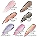 KKYT Liquid Eyeshadow Magnificent Metals Glitter and Glow Colorful Cosmetics 12 Color (F)