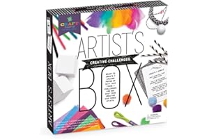 Craft-tastic – Artist's Box – Arts and Crafts STEAM Kit Includes 7 Creative Challenges