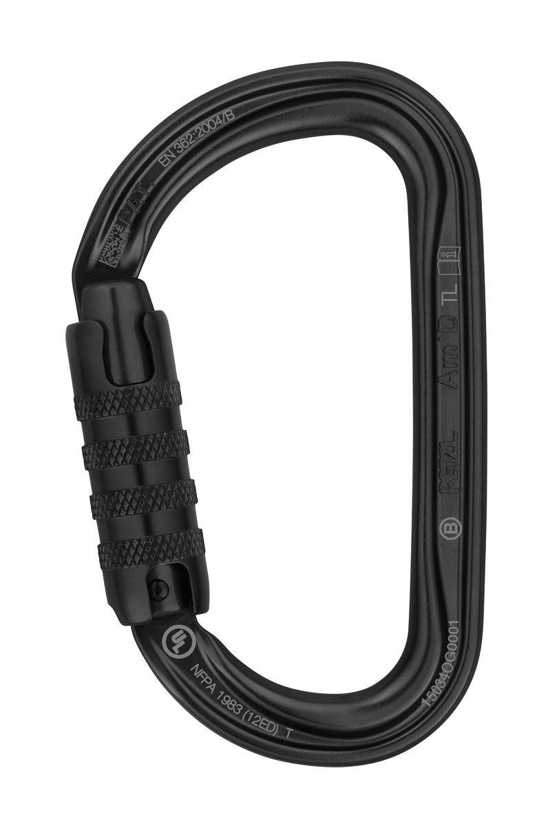 PETZL Unisex's Am’D Carabiner, Black, UNI