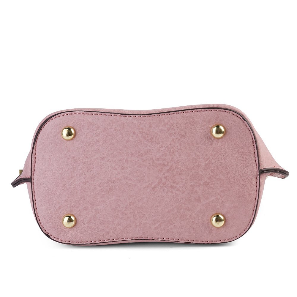 mini clova top handle leather purse women's satchel handbag