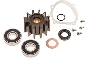 TITAN 757 PERFORMANCE Johnson F5B-9 Sea Water Pump Impeller Rebuild Repair Kit 10-24228-1 09-45808 New