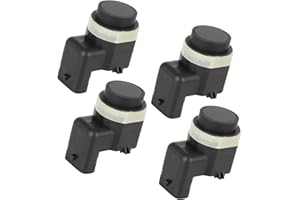 ACROPIX Car PDC Parking Assist Sensor Bumper Parking Assist Sensor Fit for BMW E53 E70 - Pack of 4 Black