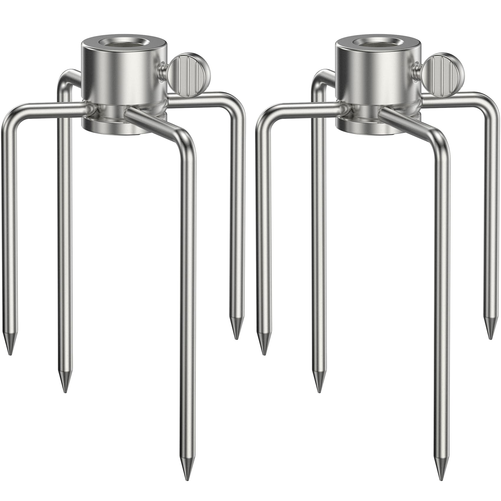 Onlyfire BRF-6007 Stainless Steel Meat Needle, BBQ Grilling Food Clip for Diameter of Barbecue Skewer 10 mm and Smaller