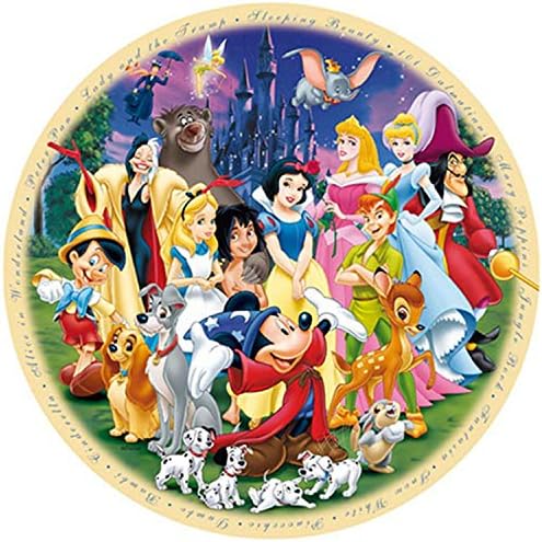 5D DIY Diamond Painting Kits Full Drill Diamond Embroidery -Disney Character Family 19.7×19.7 inch