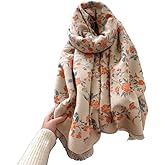 First Choose Women's Blanket Chunky, Pashmina Shawls Wraps Oversized Winter & Fall Warm Scarfs Soft Cashmere Feel for Women