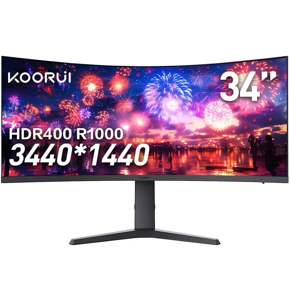 Mua KOORUI 34 inch 21:9 Ultra Wide Monitor PC Monitor Curved Monitor ...