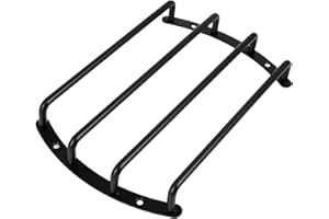 X AUTOHAUX Universal 8 Inch Black Metal Car Auto Bar Grille Subwoofer Speaker Grill Cover Guard