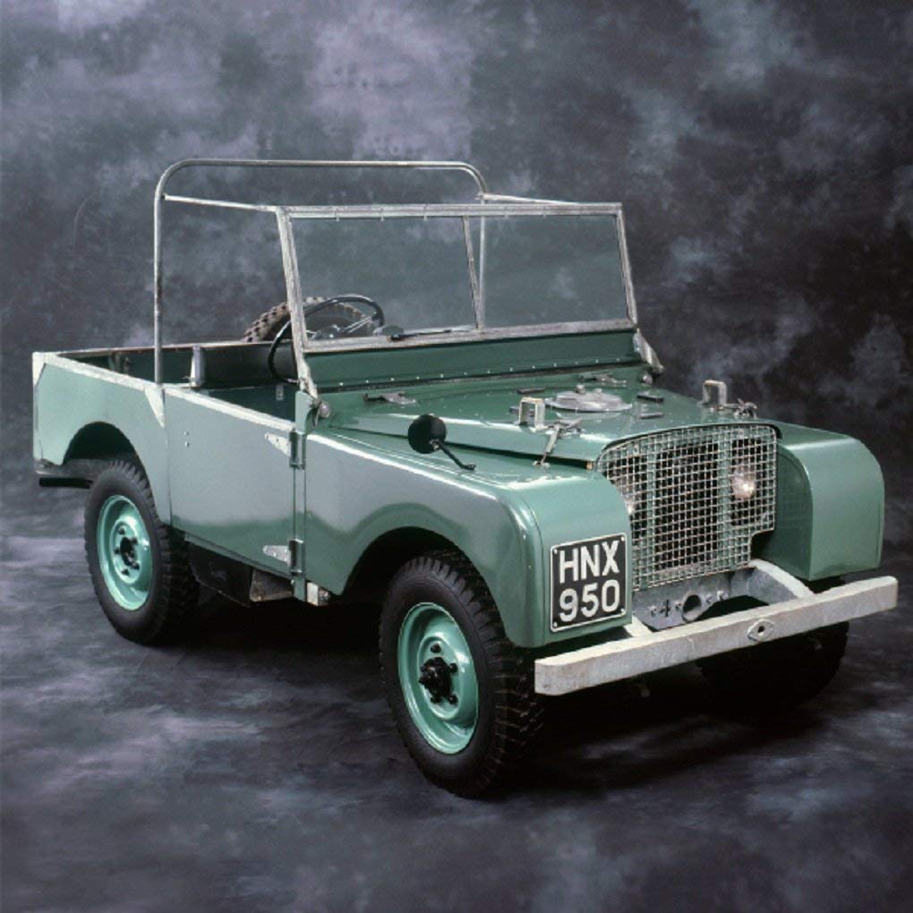Land Rover RO4 (series 1) card with engine sound inside.