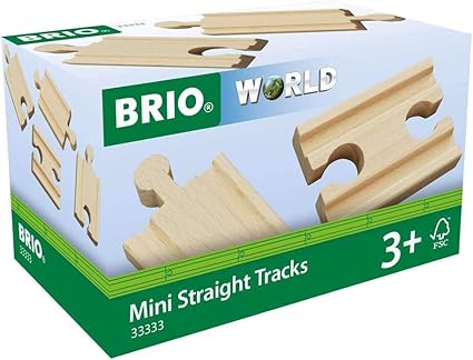 Brio World 33333 - Mini-Straight Tracks 
