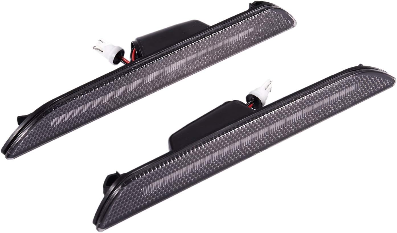 ACAMPTAR Rear Bumper Tail Brake LED Lamps Fog Lights for Mustang 2015-2019