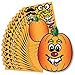 Create A Pumpkin Stickers - 15 Full Size Pumpkin Face Craft Sticker Sheet Halloween Crafts for Kids