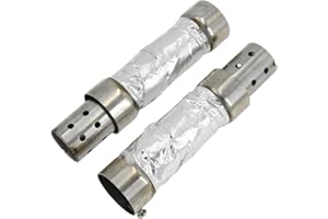 YHMTIVTU Quiet Baffle Shortshots Staggered and Sideshots Exhaust Systems 1 Pair