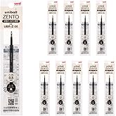 uniball ZENTO Water-Based Ink Refill UBR-Z-05, 0.5mm Fine Point, Black, Compatible with uniball ZENTO Pens, UBRZ05.24, Pack o