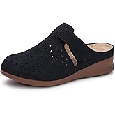 ZEGFUKQZ Clogs for Women Mules Slip-On: Comfortable Closed Toe Slippers Platform Clog Womens Dressy Sandals