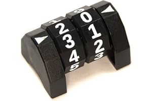 Phoenix Fire Gaming Life Counter/Wound Counter - Number dial - Two Dial Black - MTG, Warhammer 40k, D&D, or Other Tabletop Games