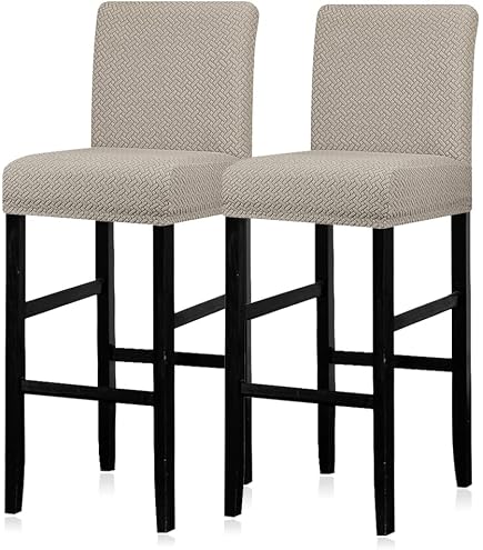 Housse Tabouret De Bar Extensible - Tissu Polyester/spandex Lavable - Protection Contre Taches, Usure - Taille Unique élastique - Couleur #14