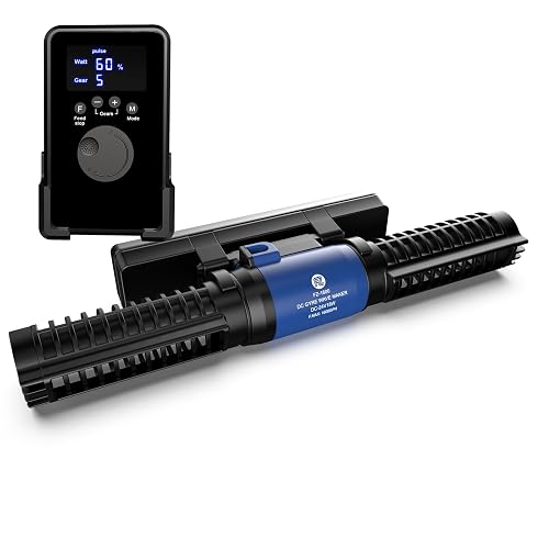 FZONE Wave Maker for Aquarium, 24V DC Gyre Wavemaker with LED Display ...