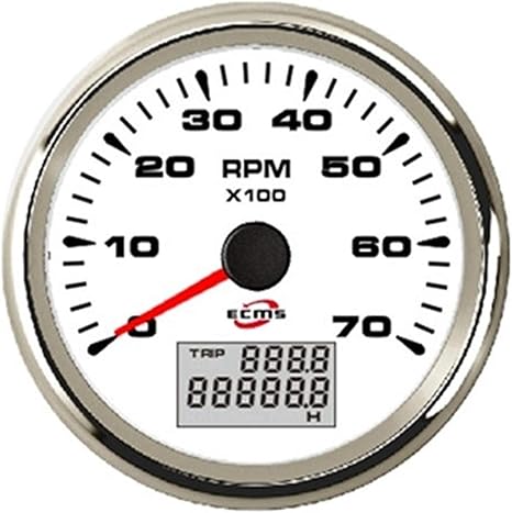 Amazon Co Jp メーター 7000rpmデジタル トラック エンジン発電機タコメーター 車両計器 車 バイク