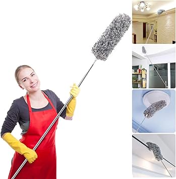 Amazon Com Microfiber Duster With Stainless Steel Extension Pole
