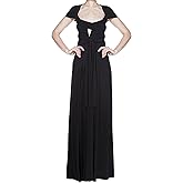 Women Transformer Hi Low Evening Long Prom Dress Halter Convertible Multi Way Spaghetti Strap Wedding Cocktail Maxi Gown