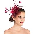 Lucky Leaf Women Girl Fascinators Hair Clip Hairpin Hat Feather Cocktail Wedding Tea Party Hat