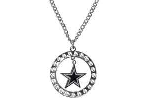 Siskiyou Sports NFL unisex-adult Rhinestone Hoop Necklaces