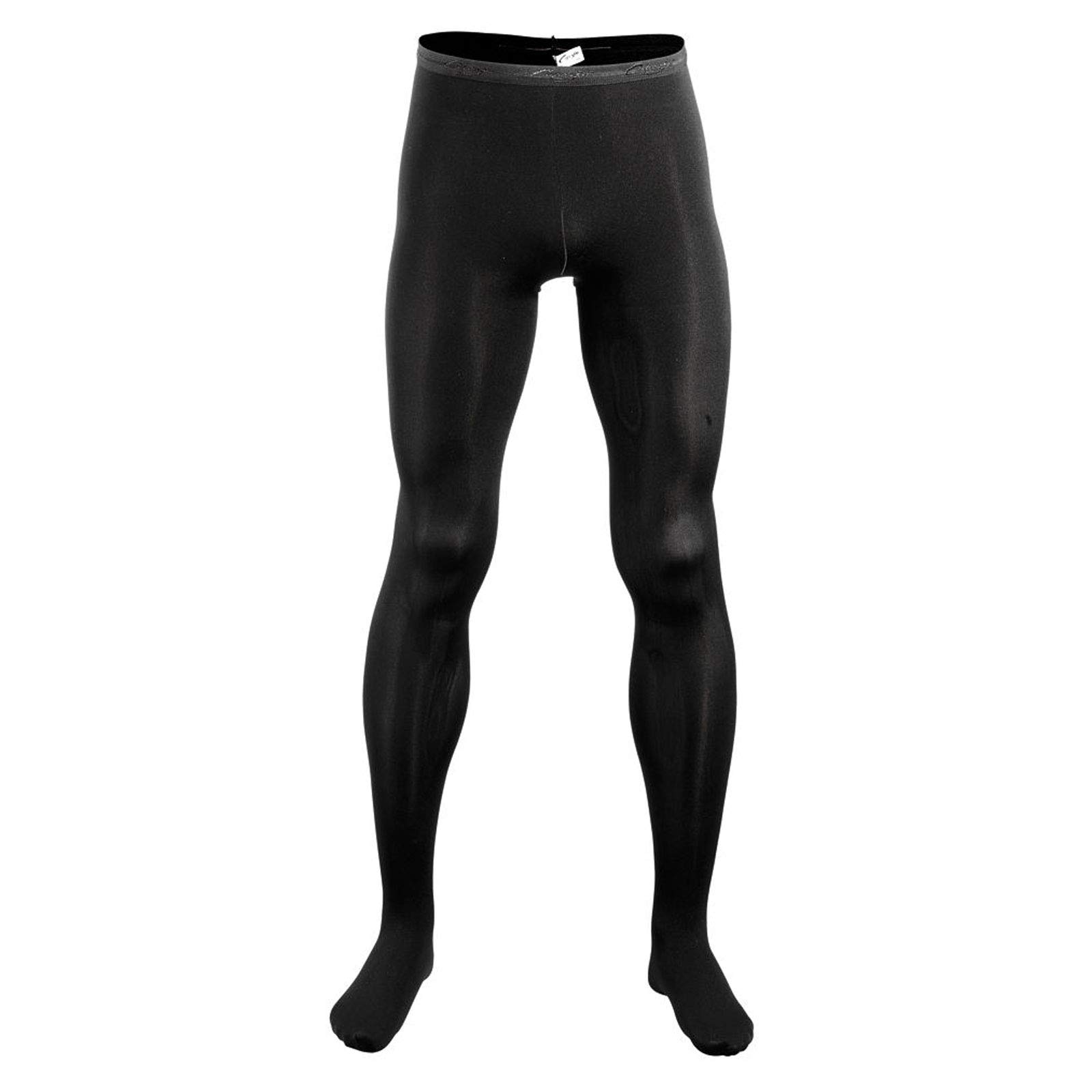 Capezio Mens MT11 Black Footed Tights X 