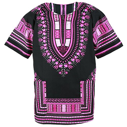 African Dashiki Cotton Mexican Poncho Hippie Tribal Ethic Boho Shirt Black ad14p