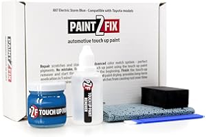 8X7 Electric Storm Blue (Ice Blue) Touch-Up Paint Kit - Scratch & Chip Repair Compatible with Toyota