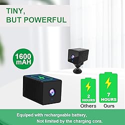 4K Wireless WiFi IP Camera,1800mAh Battery,Upgrade