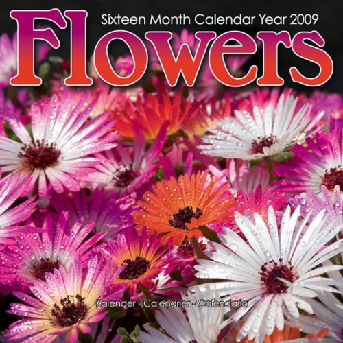 2009 Flowers Wall Calendar