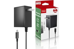 NATNO HAC-002 USB-C Fast Charger for Nintendo Switch, Lite, OLED & Steam Deck - 15V 2.6A Power Supply Adapter Supporting TV Mode