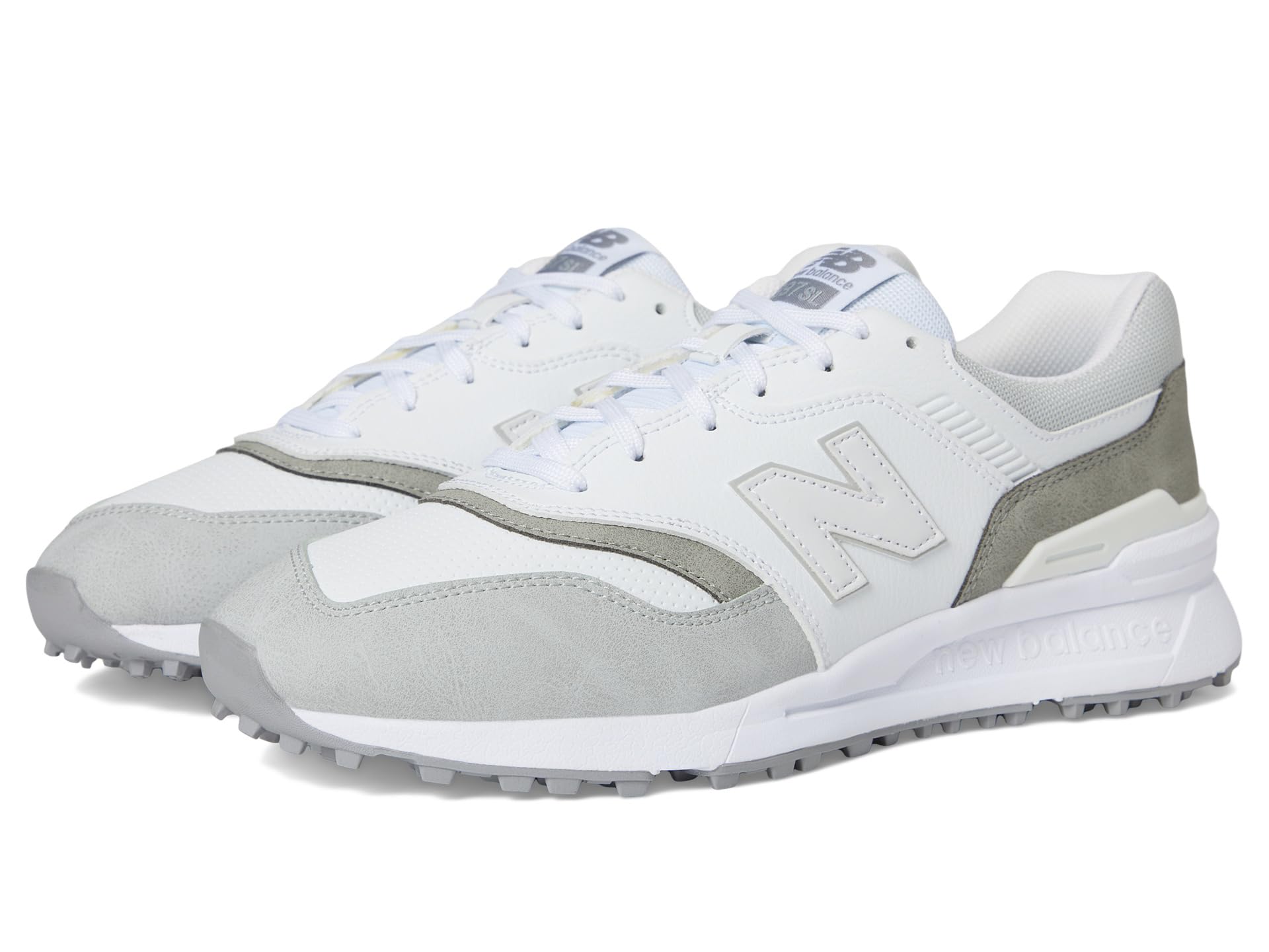 New Balance Men's 997 Spikeless, Light Grey, 10 X-Wide Image