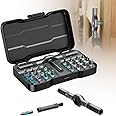 SEESE-24 in 1 Magnetic Screwdriver Set,Rotary Ratchet Sscrewdriver Set, Multi-Function Repair Tool With Detachable Handle,DIY