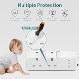 PARTH 2 Way Surge Protected Extension Lead 5m 2 Gang with Switch UK 13A view 5